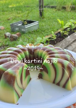 Foto resep Puding marmer