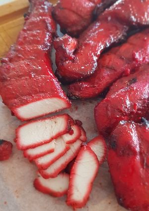 A picture of Oven Roasted Chinese Chicken Char Siu.