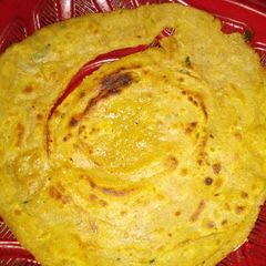 Chilli garlic butter paratha A picture of Chilli garlic butter paratha.