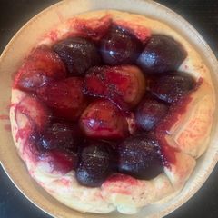 Beetroot tarte tatin A picture of Beetroot tarte tatin.