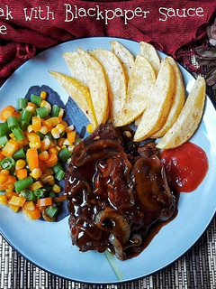 Foto resep Beef Steak With Balackpapper Sauce