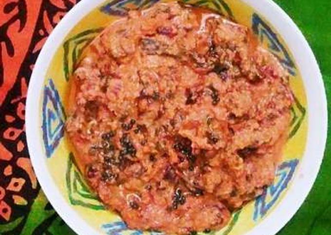 How to Make Delicious Red Amaranth Leaves and Coconut Curry Udupi Style