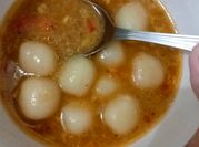 Gambar cilok kuah pedas