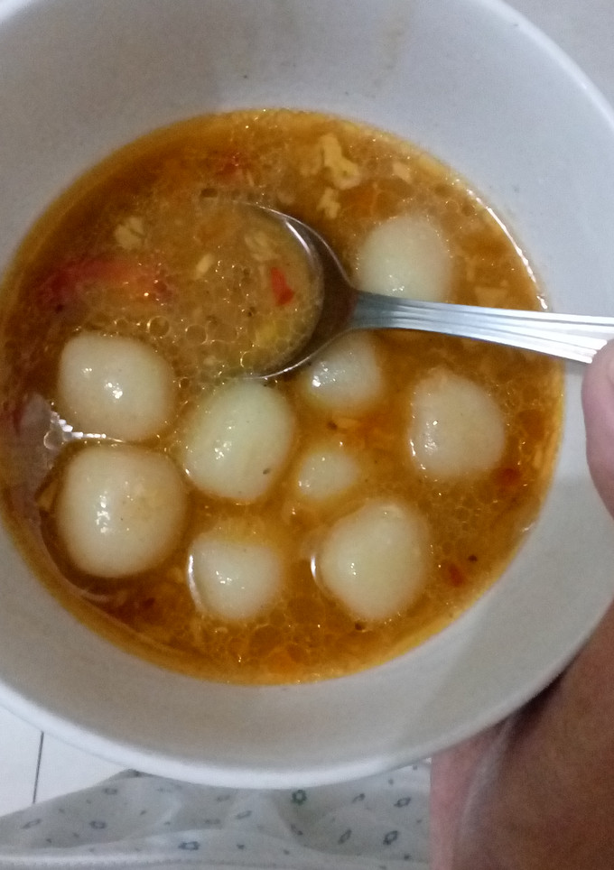 Foto resep Cilok kuah super pedas