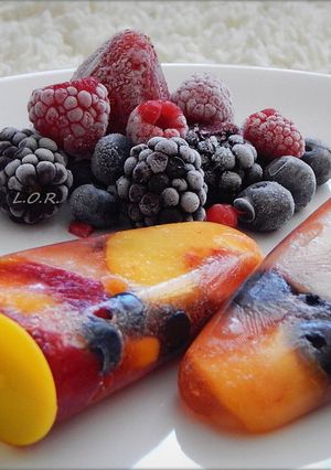 Jégkrém valódi gyümölcsből recept fotója