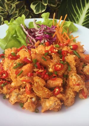 รูปของ หัวกุ้งคั่วพริกเกลือ