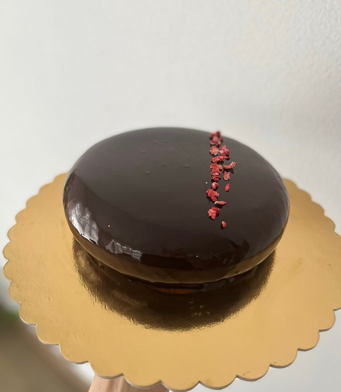 Étcsokis tükörglazúr recept fotója