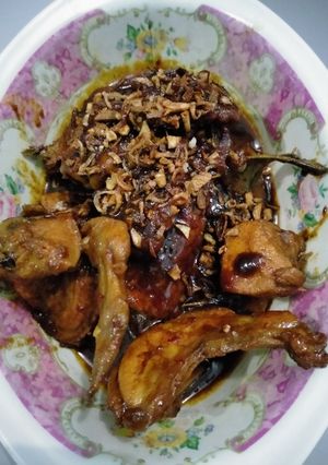 Foto resep Ayam kecap santan kering