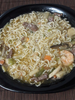 Una foto de Sopa china con ternera y jengibre