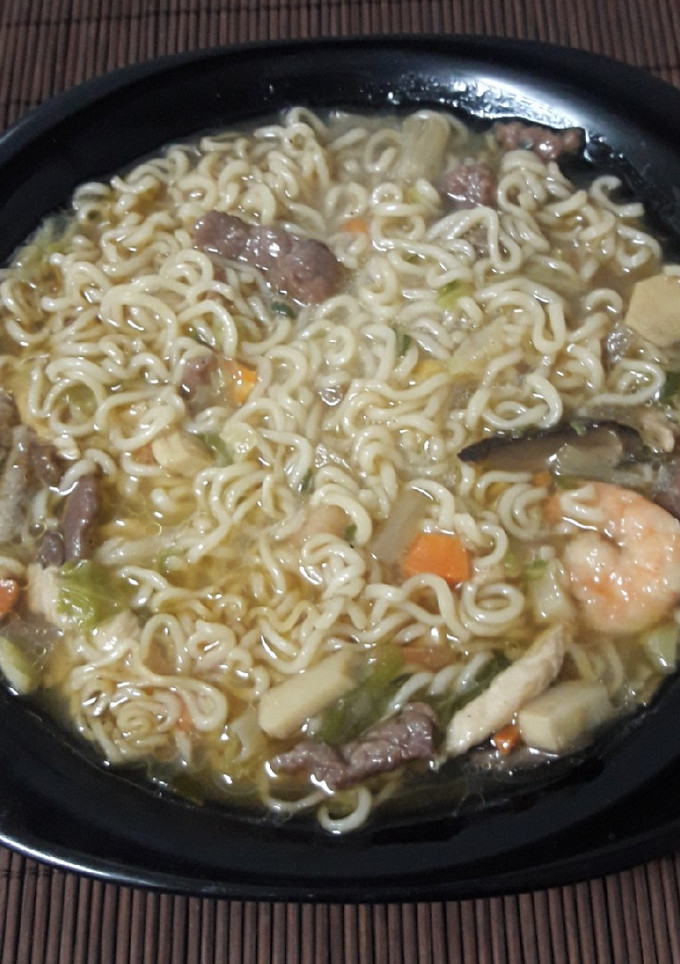 Una foto de Sopa china con ternera y jengibre