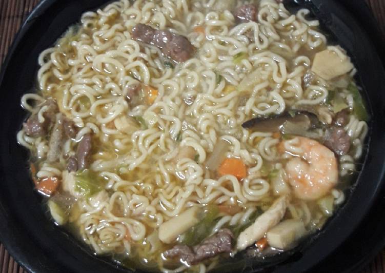 Sopa china con ternera y jengibre