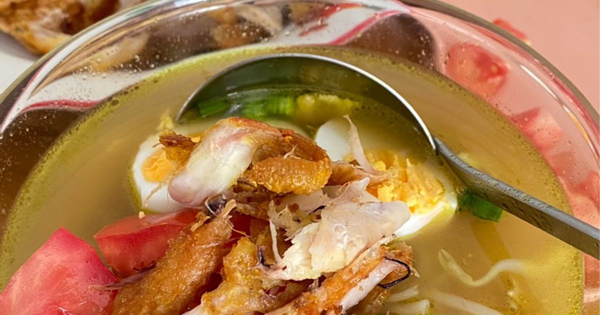 Soto Ayam Kampung dengan Bumbu Instant (merk: Raciik)