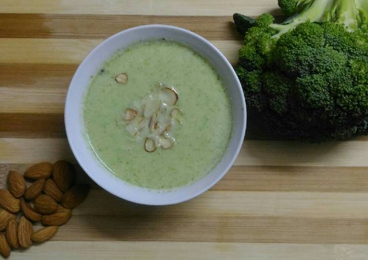 Simple Way to Make Any-night-of-the-week Broccoli Almond Soup