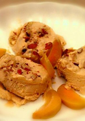 A picture of Chikoo(Sapodilla) Icecream.