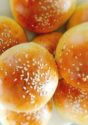 Hình của món Vỏ bánh mì hamburger.
