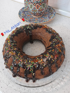 عکسی از دستور کیک شکلاتی