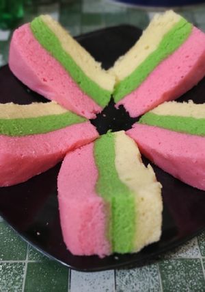 Foto resep Bolu 3 Warna