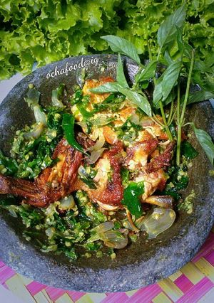 Foto resep Ayam penyet cabe ijo