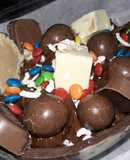 Huevo de chocolate relleno