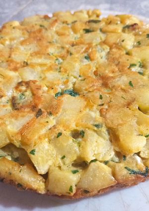 Una foto de Una buena y simple tortilla española