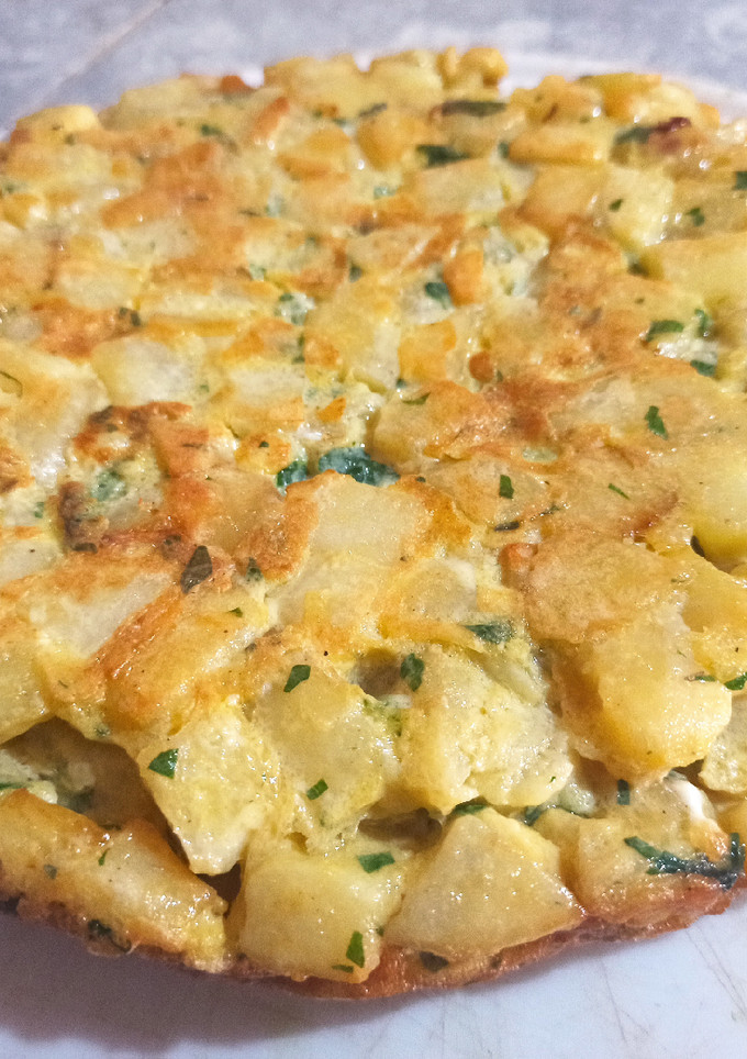 Una foto de Una buena y simple tortilla española