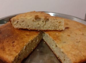 Una foto de Torta de banana y ron