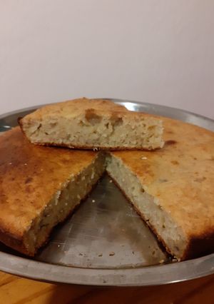 Una foto de Torta de banana y ron