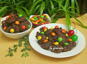 Foto resep Kukis Coklat Renyah (Chocolate choco crunch cookies)