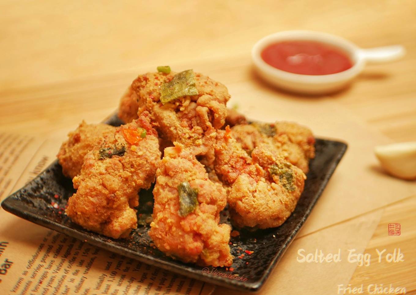 Ayam Goreng Crispy Telur Asin