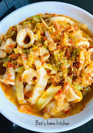 Foto resep Sayur Kol Pedas