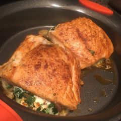 A picture of Stuffed Salmon.