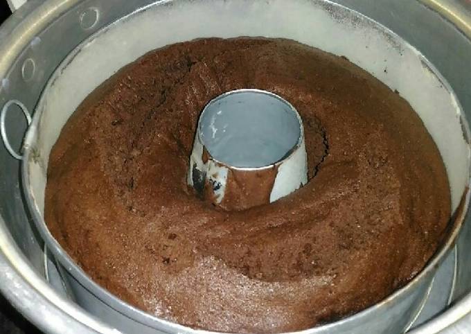 Resep: Bolu air coklat kukus Ekonomis