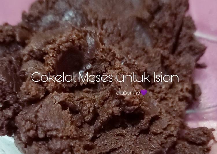 21. Cokelat Meses untuk Isian (Selai Cokelat dari meses)