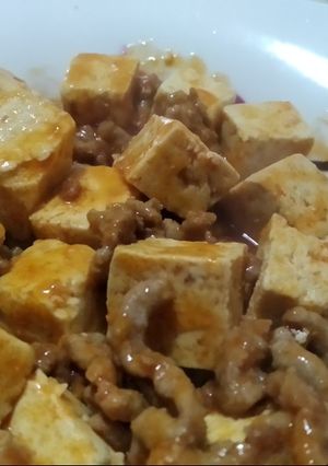 Una foto de Tofu a la diabla
