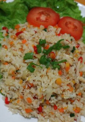 Foto resep Nasi goreng Pelangi #pr_homemadestreetfood