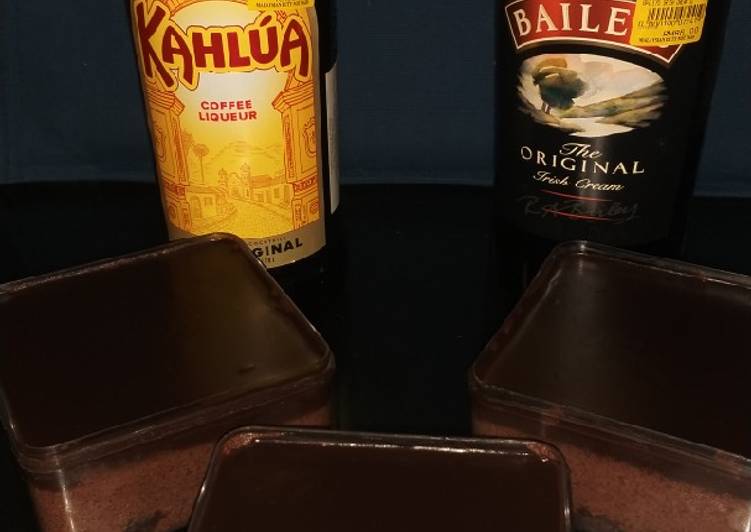 Cara buat Baileys Chocolate Dessert Box  Sederhana