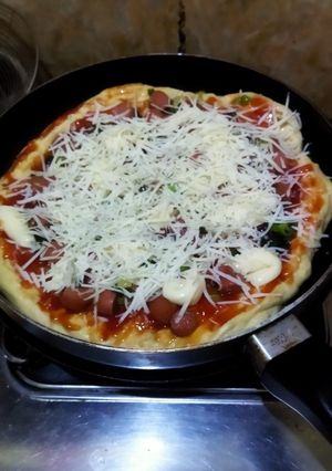 Foto resep Pizza sosis kw