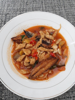 Foto resep Sarden ikan pindang tempe pedas adam manis