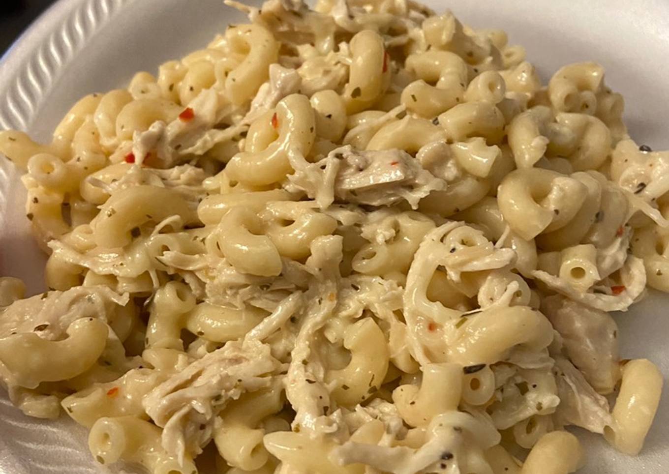 Parmesan garlic chicken pasta