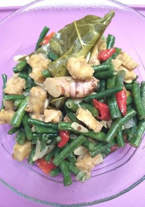 Foto resep Tumis Kacang Panjang dan Tempe