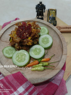 Foto resep Bala-Bala Geprek Sambal Orek