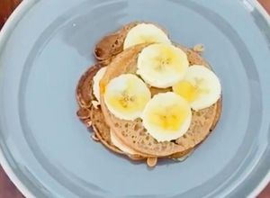 Foto de Panquecas de Banana, Aveia e Iogurte