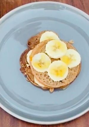 Foto de Panquecas de Banana, Aveia e Iogurte