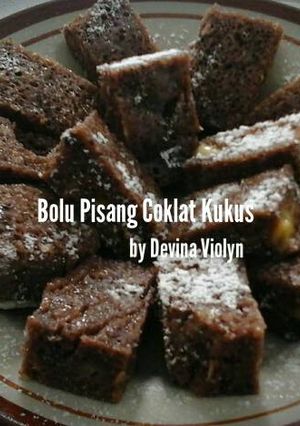 Foto resep Bolu Pisang Coklat Kukus no mixer
