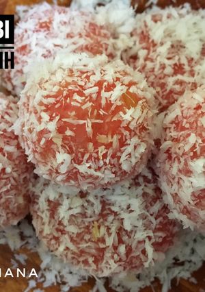 Foto resep Klepon ubi Merah Putih #indonesiamemasak