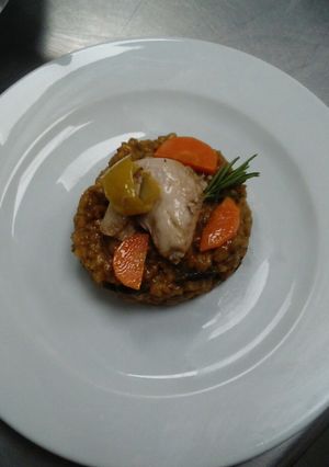 Foto principal de Risotto de champiñones y setas