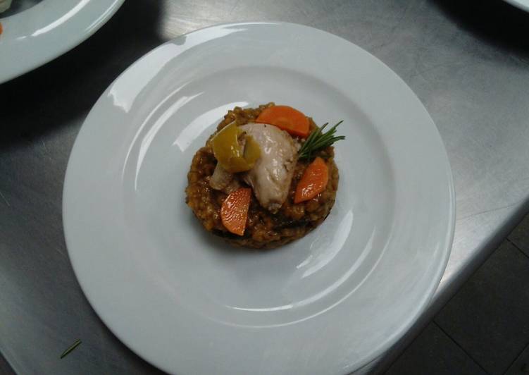 Risotto de champiñones y setas