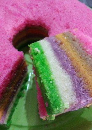 Foto resep Bolu Kukus Rainbow