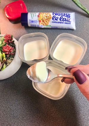 Une photo de Yaourt nature sucré à la multidélice