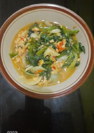 Foto resep Cah kangkung tempe